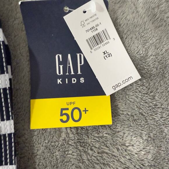 Gap Youth Swim trunks, Blue/White Stripes, XL 12 - Picture 7 of 8